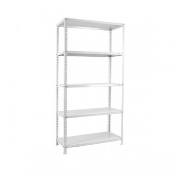 Estantería metálica Simon Rack Comfort mini 180x80x40cm blanco