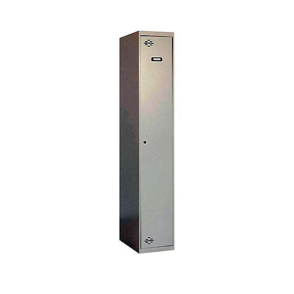 Taquilla metálica monobloque Simon Rack 1 puerta 180x30x50 cm gris