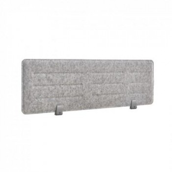 Separador sobremesa Rocada Pet acústico 118x34cm gris