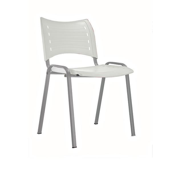 Silla confidente Vincolo Doja-Dyana sin brazos blanco