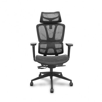 Silla operativa Pro537 respaldo fijo mecanismo sincro-traslack con brazos 3D negro