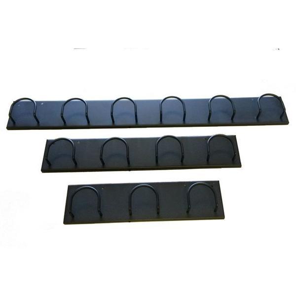 Perchero de pared Sie metálico negro