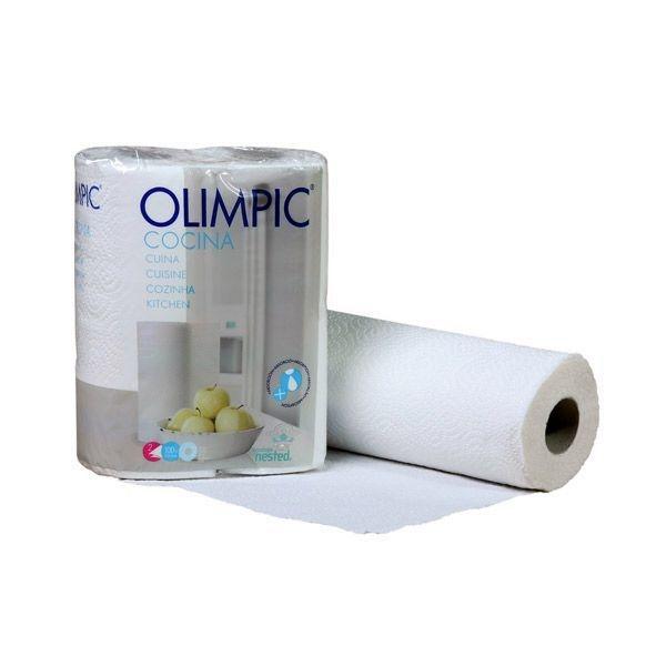 Rollos de papel de cocina Buga doble cara en paquete de 4 rollos