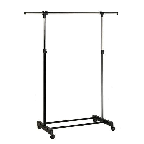 Perchero portátil Unilux Extend con barra transversal ajustable negro