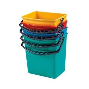 Cubo cuadrado auxiliar 6l 19x25,5x24,5cm