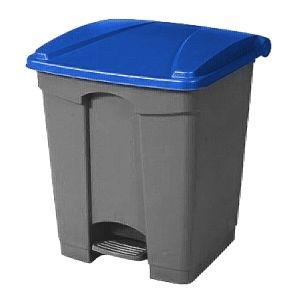 Papelera universal Pull Import 45l gris con tapa