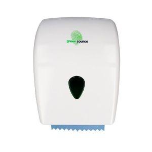 Dispensador papel bobina Green Source autocorte blanco